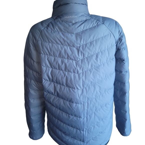 Paradox Grey Quilted Light Puffer Jacket  M - Picture 4 of 5